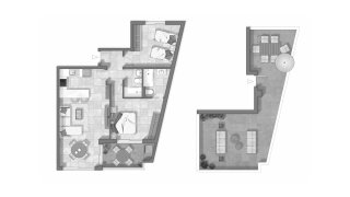 Apartment floor plan, 2 bedrooms in OASIS GUARDAMAR No. 4