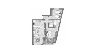 Apartment floor plan, 2 bedrooms in OASIS GUARDAMAR No. 3